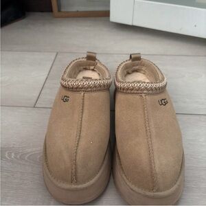 UGG Tan Suede Slippers